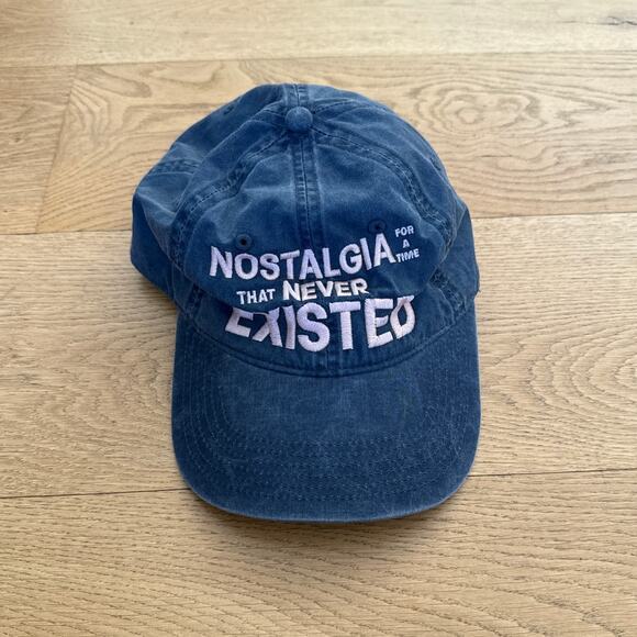 AS Colour - Nostalgia For A Time That Never Existed Cap in Blue & Pink - Picture 1 of 4